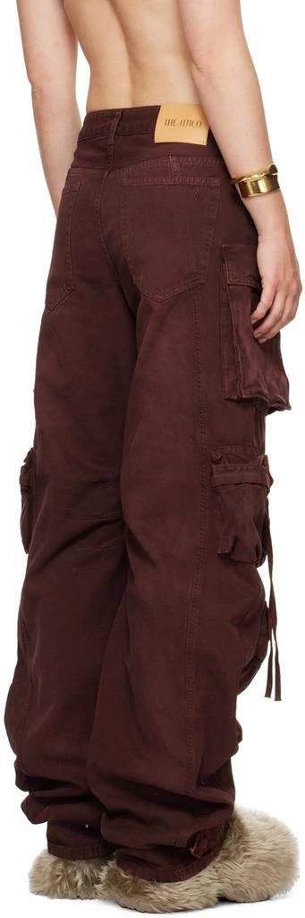 The Attico Red Fern Cargo Pants 3