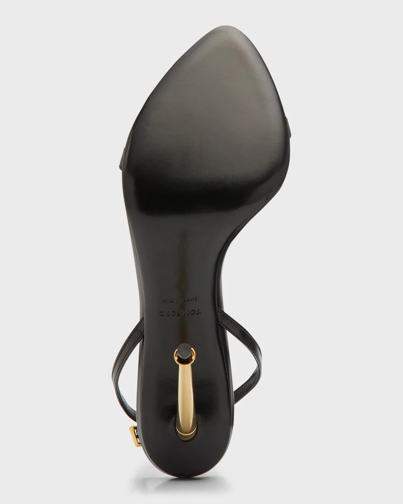 Tom Ford Lock Stiletto Sandals 8