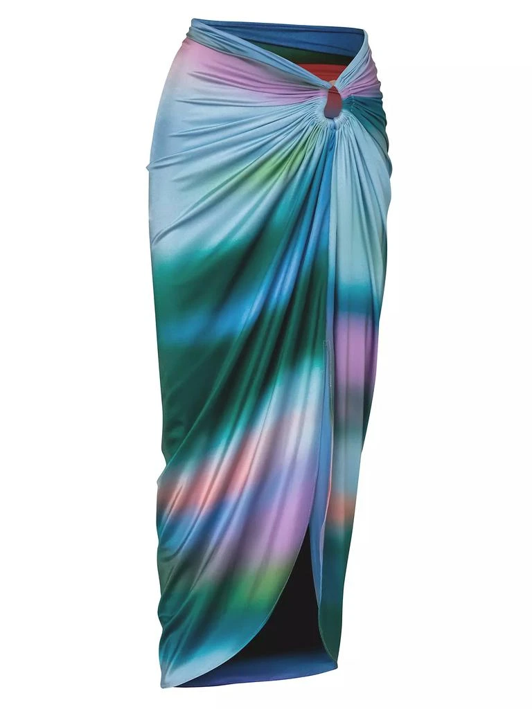 Baobab Isla Tie-Dye Cover-Up Maxi Skirt 1