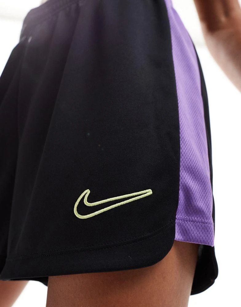 NIKE Nike Football Academy 23 shorts in black and purple 5