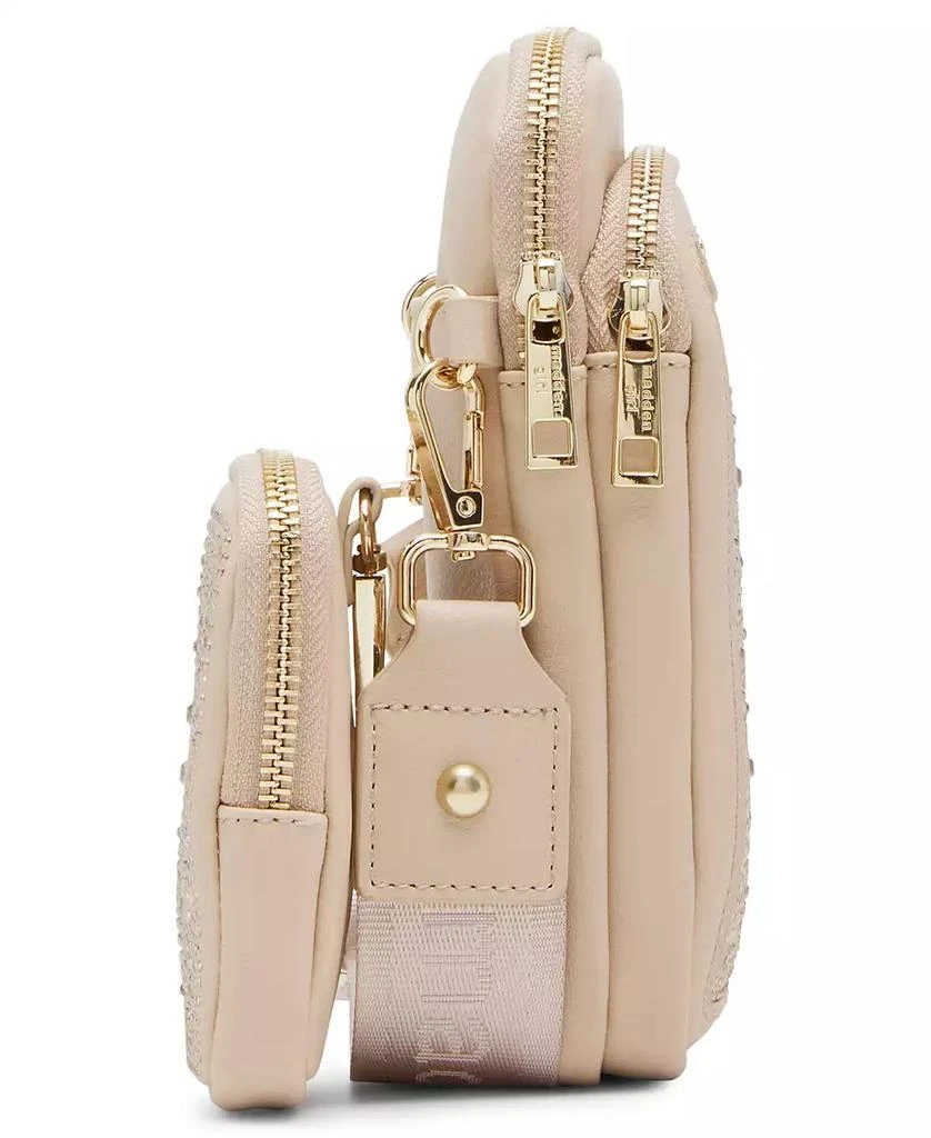 Madden Girl Addier North/South Rhinestones Crossbody Bag 3