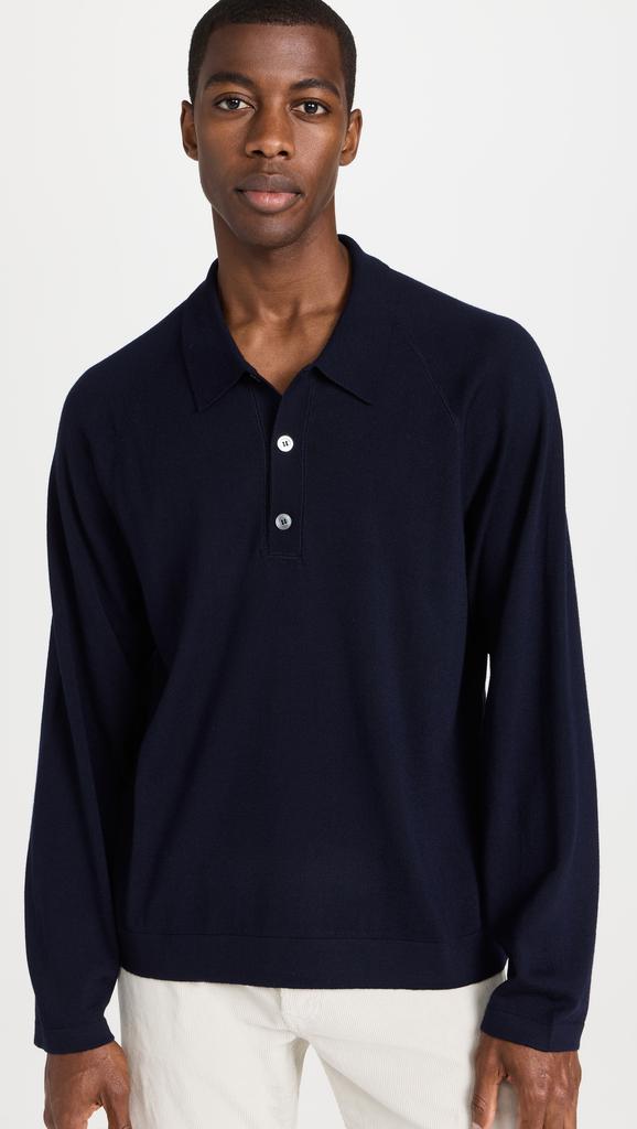 Officine Generale Kass Polo Merino Wool Sweater