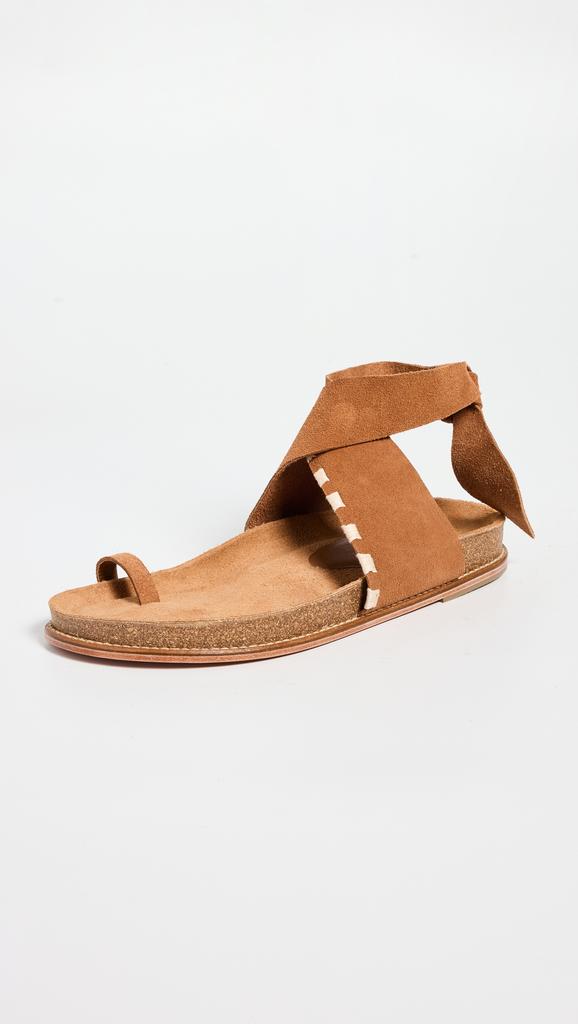 JOHANNA ORTIZ Cinnamon/Ecru Song Leader Sandals