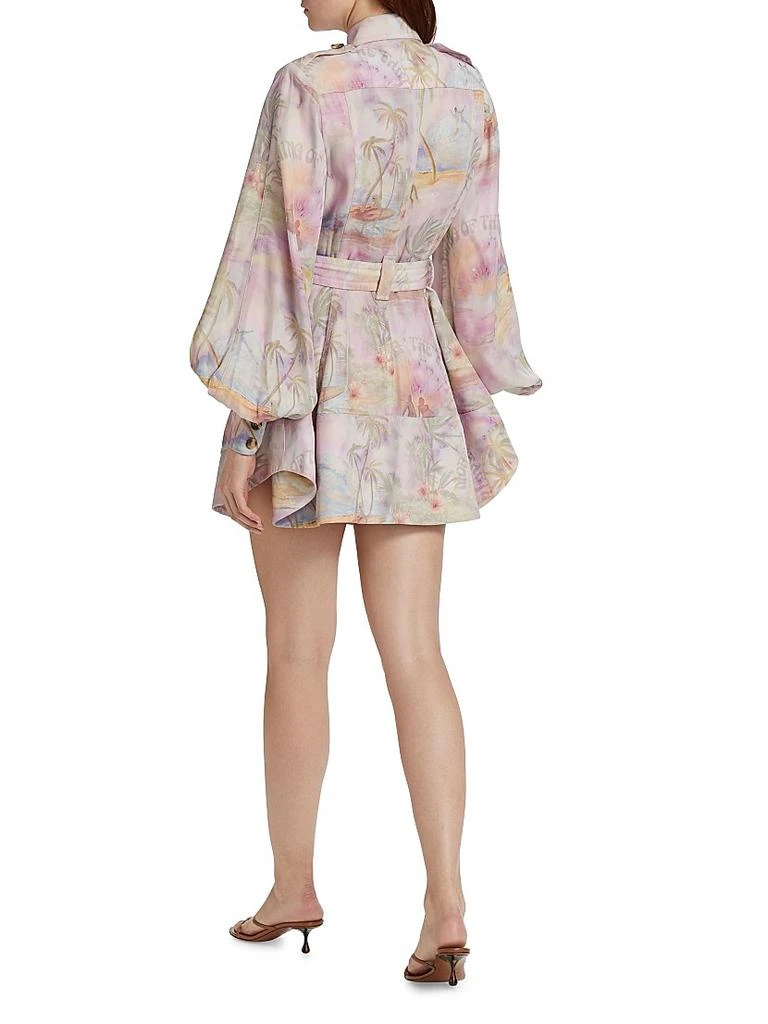 Zimmermann Dawning Cargo Printed Minidress 5
