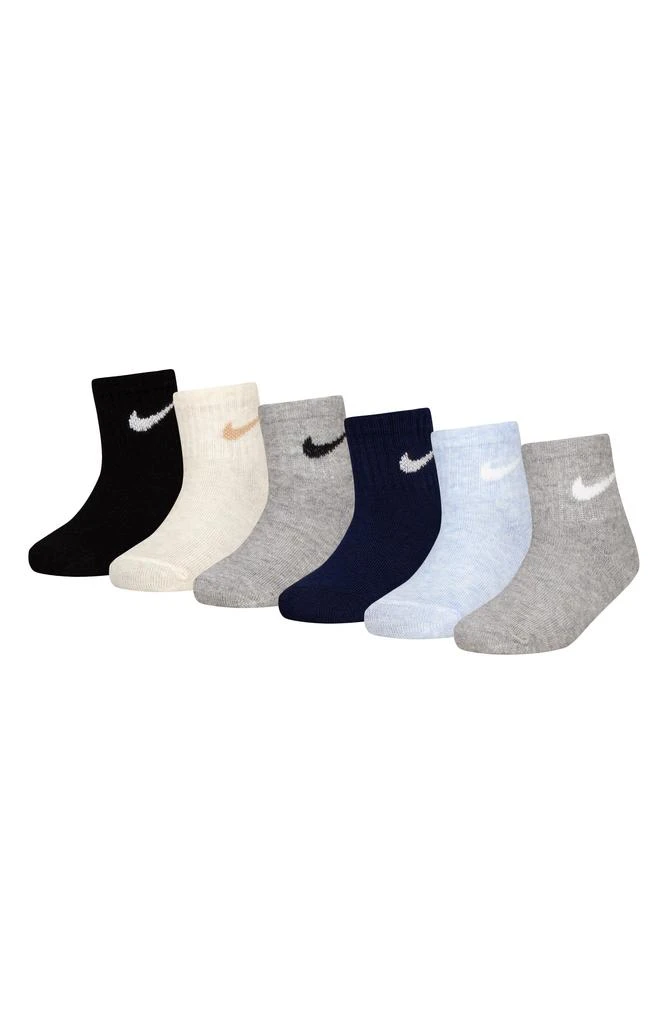 NIKE Assorted 6-Pack Cotton Blend Socks 1
