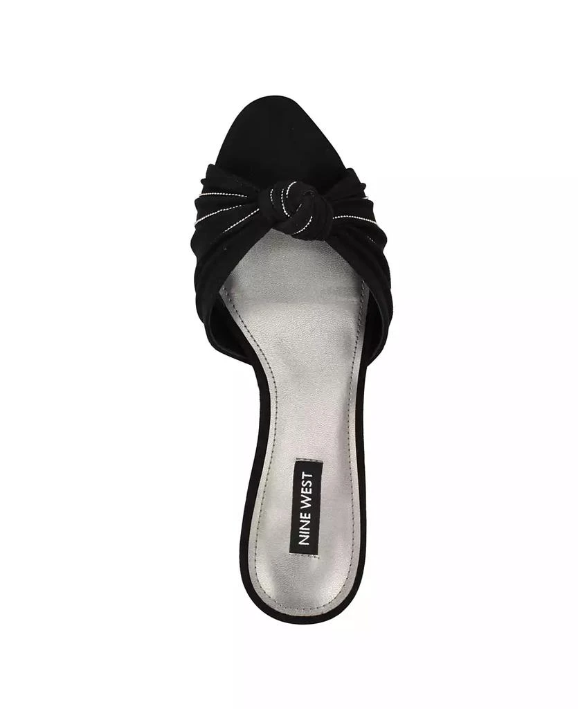 Nine West Women's Laike Kitten Heel Slip-On Dress Sandals 4