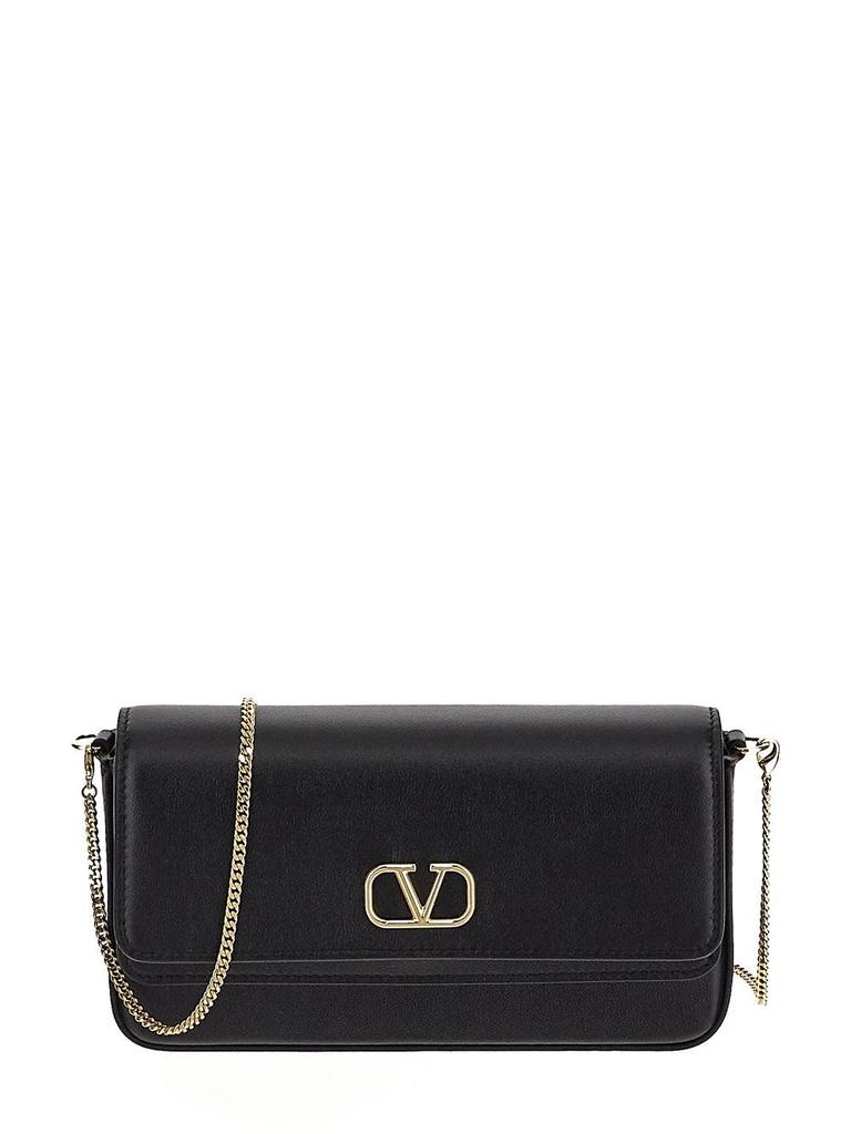 Valentino Two-tone calf hair and leather 9TO5 shoulder bag