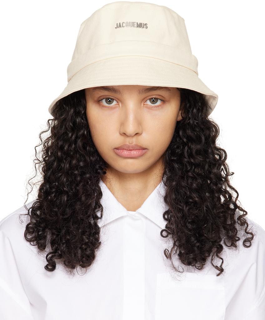 JACQUEMUS LA CASQUETTE AHAUT ホワイト58 La Casquette Artichaut baseball cap in white - Jacquemus