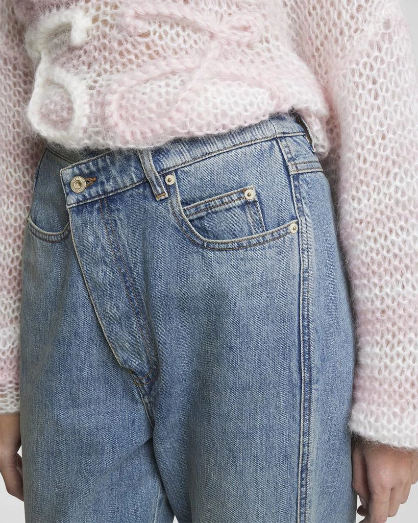 Loewe Deconstructed Criss-Cross Waistband Jeans 5