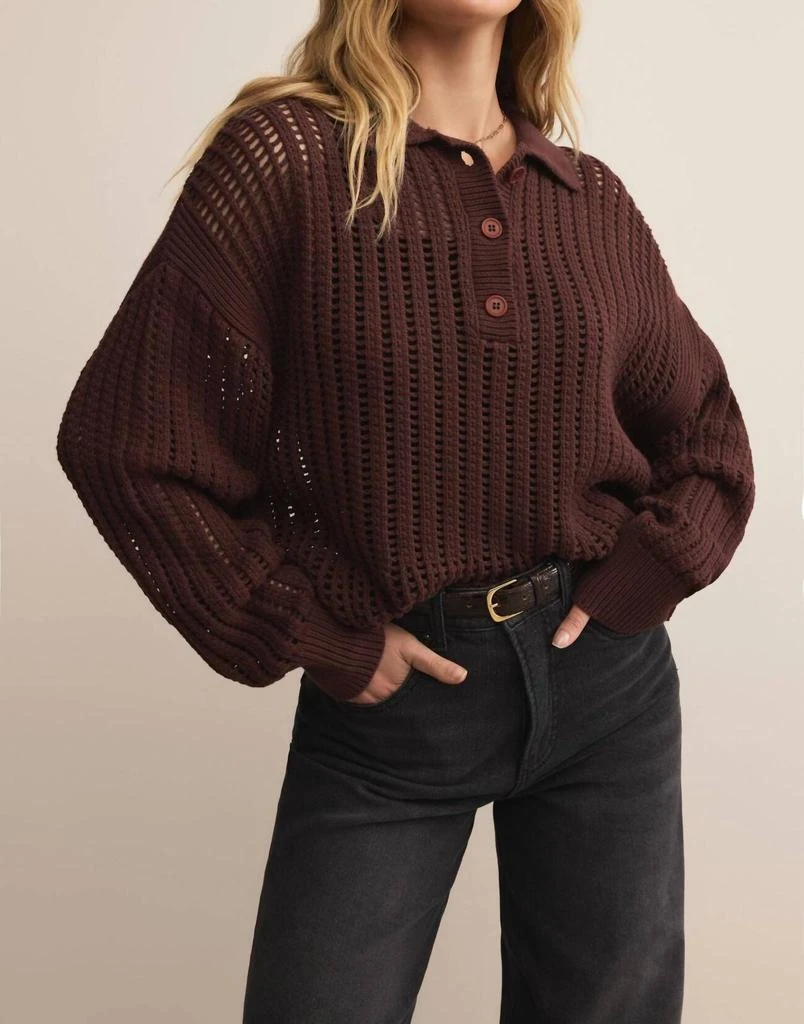 Z Supply Z Supply - Looking Glass Polo Sweater 2