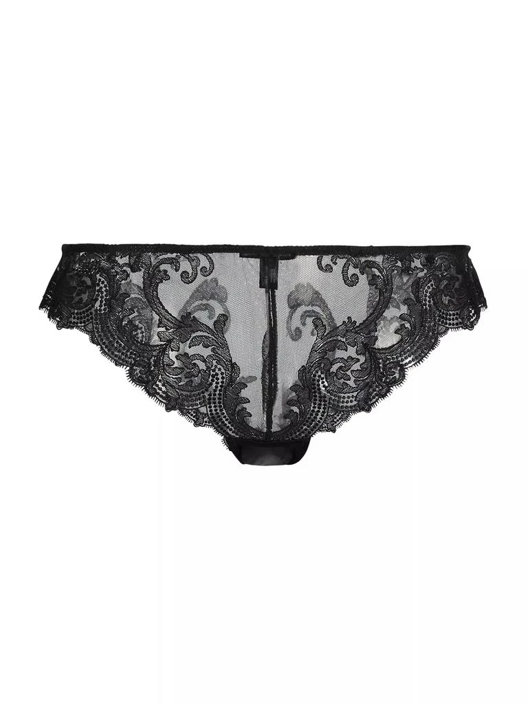 Kiki De Montparnasse Voltaire Sheer Silk & Lace Panty 1