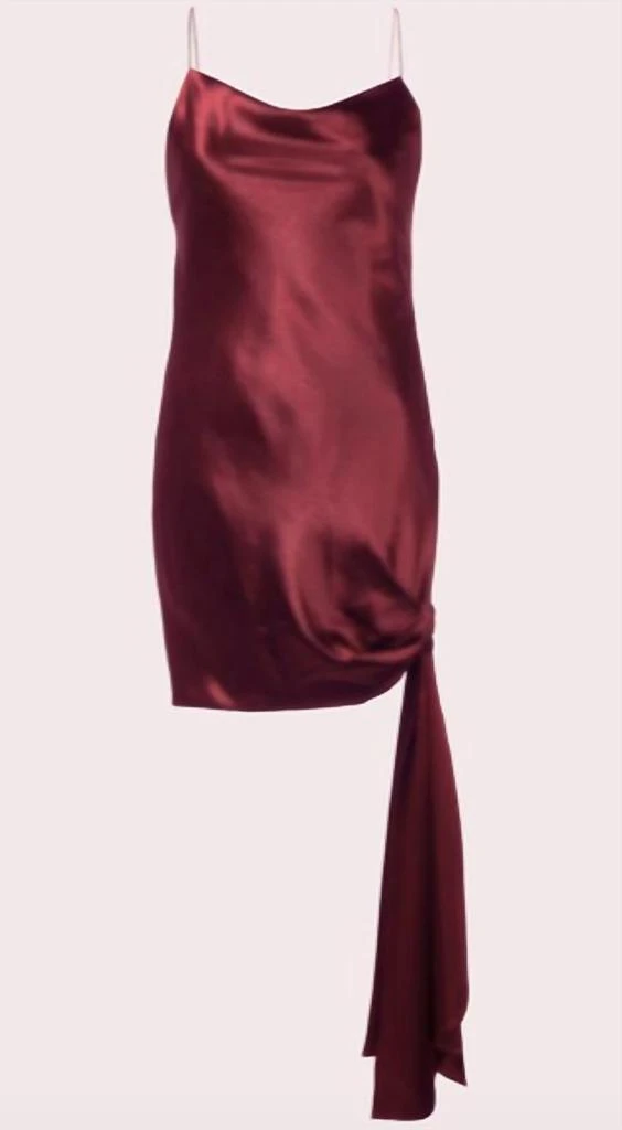 Cinq a Sept Ryder Dress In Merlot 4