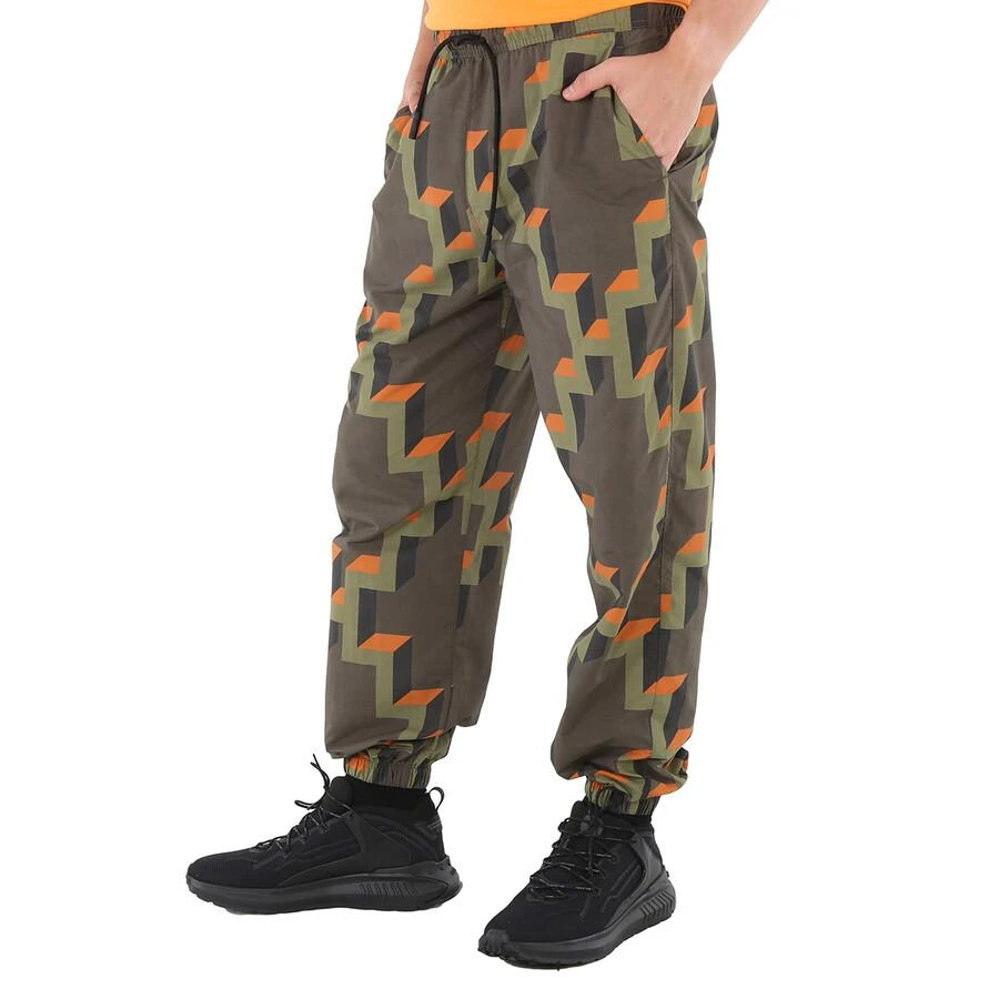 Marcelo Burlon Men
s Army Orange Cross Geometric-Print Joggers 3