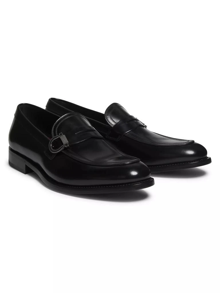 Salvatore Ferragamo Canadavit Brighton Leather Penny Loafers 2