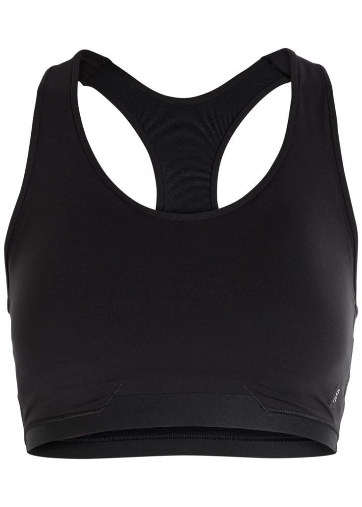 On Train stretch-nylon bra top