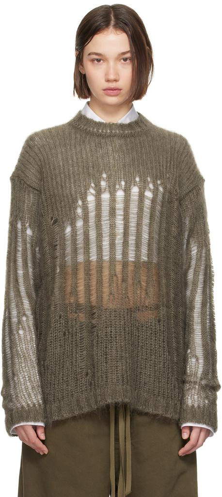 トップス 00s Ann Demeulemeester Ds Knit Ann Demeulemeester Zip-Up Knit Top – On Sale Now with Up to 49
