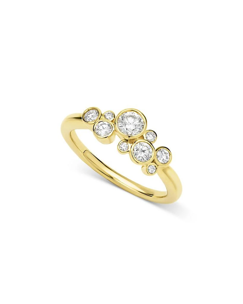 LAGOS 18K Yellow Gold Fizz Diamond Bezel Cluster Ring 1