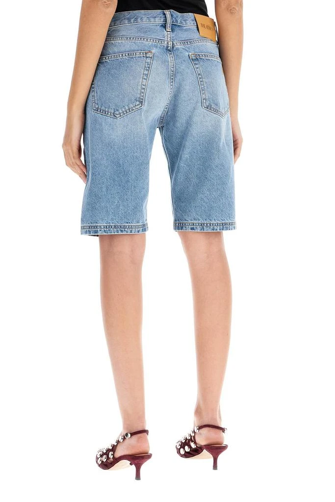 The Attico denim boyfriend bermuda shorts for 3