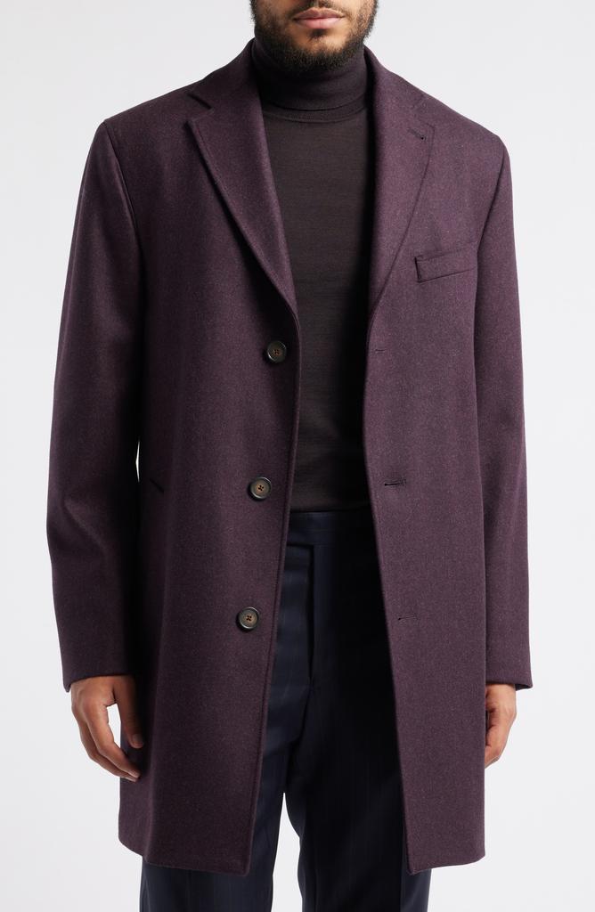 Jack Victor Delroy Wool Topcoat with Removable Bib