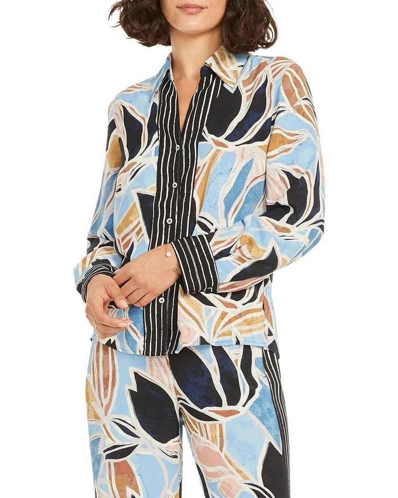 NIC+ZOE NIC + ZOE Petite Sapphire Shades Shirt 1