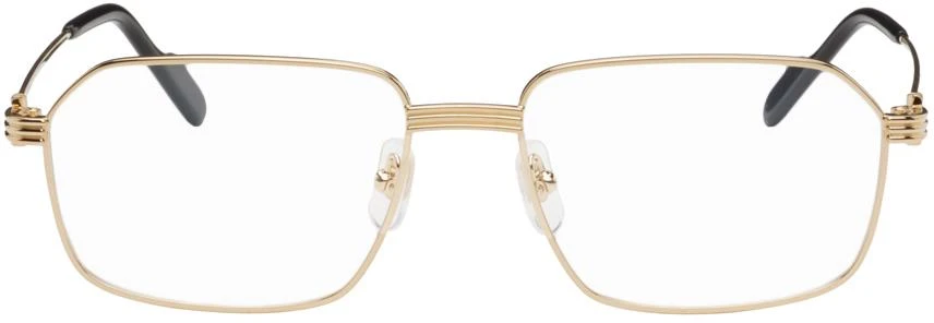 Cartier Gold Square Glasses 1