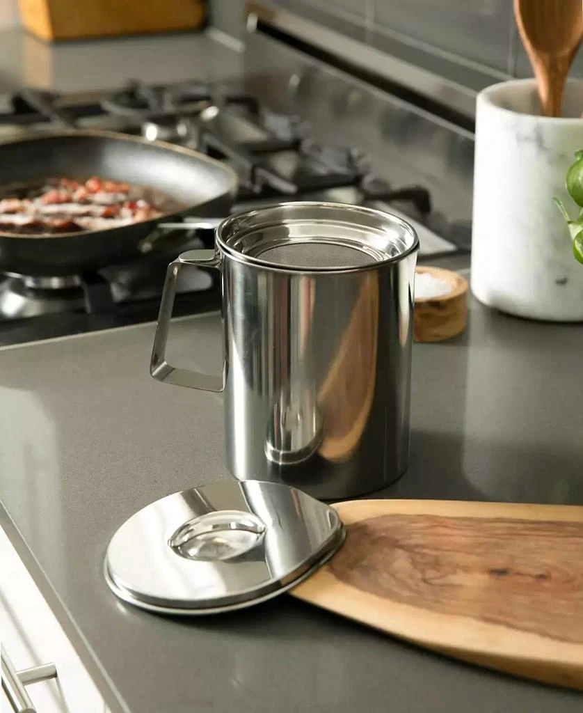 RSVP International Stainless Steel Endurance Medium 6 Cup Fryer
s Friend Grease Keeper 7