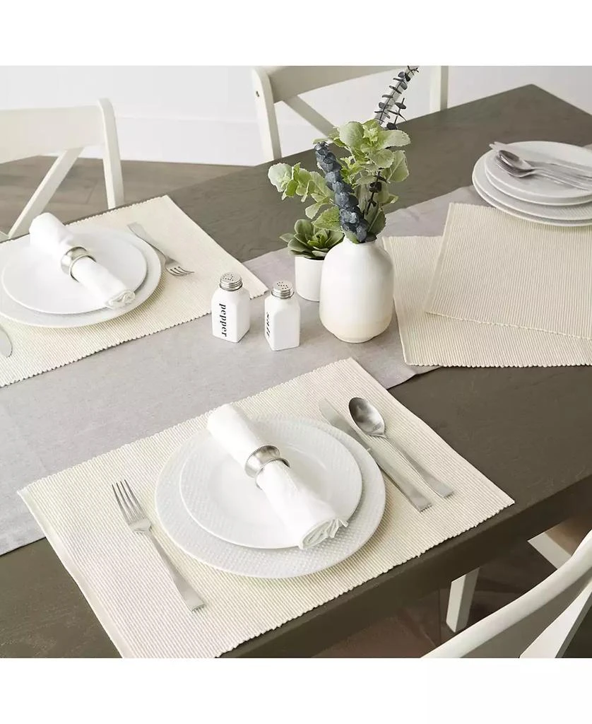 Design Imports Ribbed Placemat, Set of 6 2