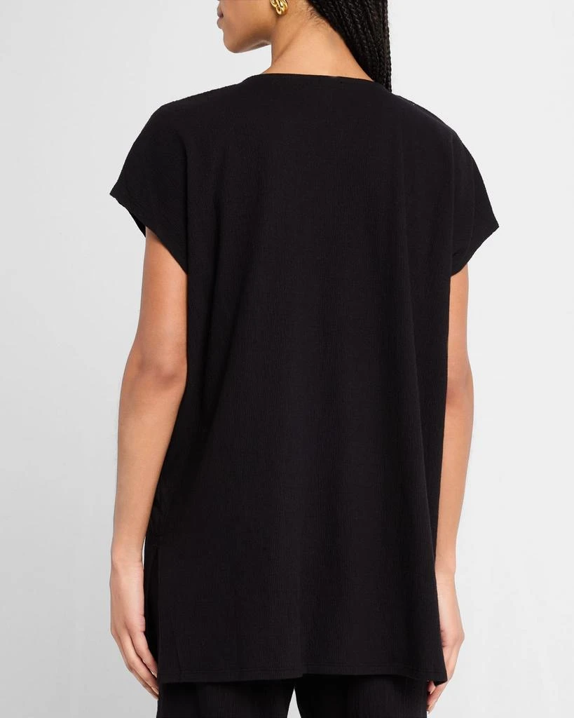 Eileen Fisher Crinkled Organic Cotton Jersey Tunic 3
