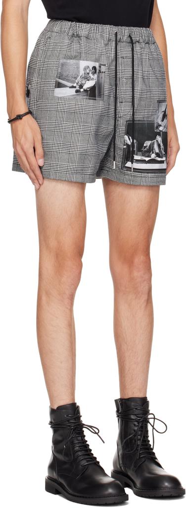 TAKAHIROMIYASHITA TheSoloist. Black & White Trunks Shorts