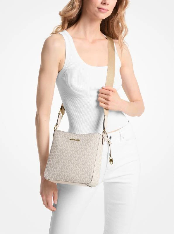 Michael Kors Jet Set Travel Small Signature Logo Messenger Bag 4