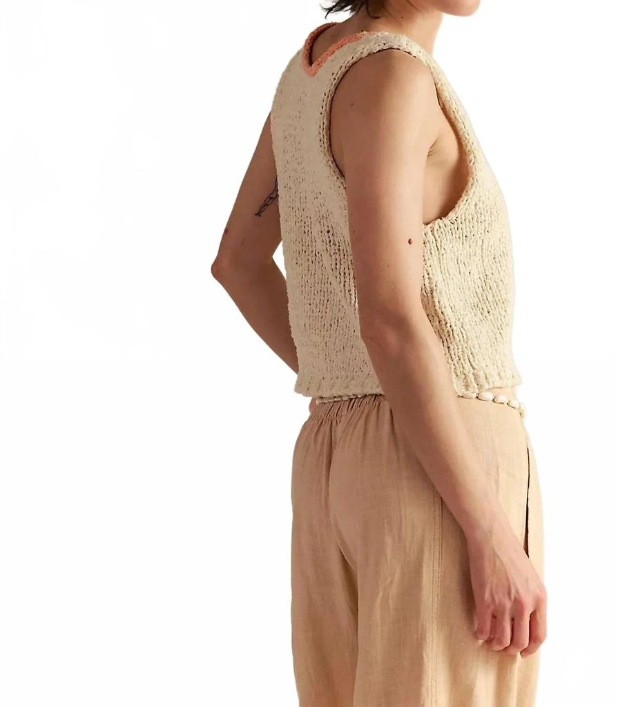 Free People Sicily Sweater In Ivory 3