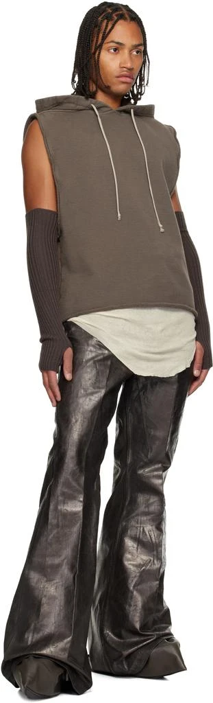 Rick Owens Gray Concordians Tunic Hoodie 4