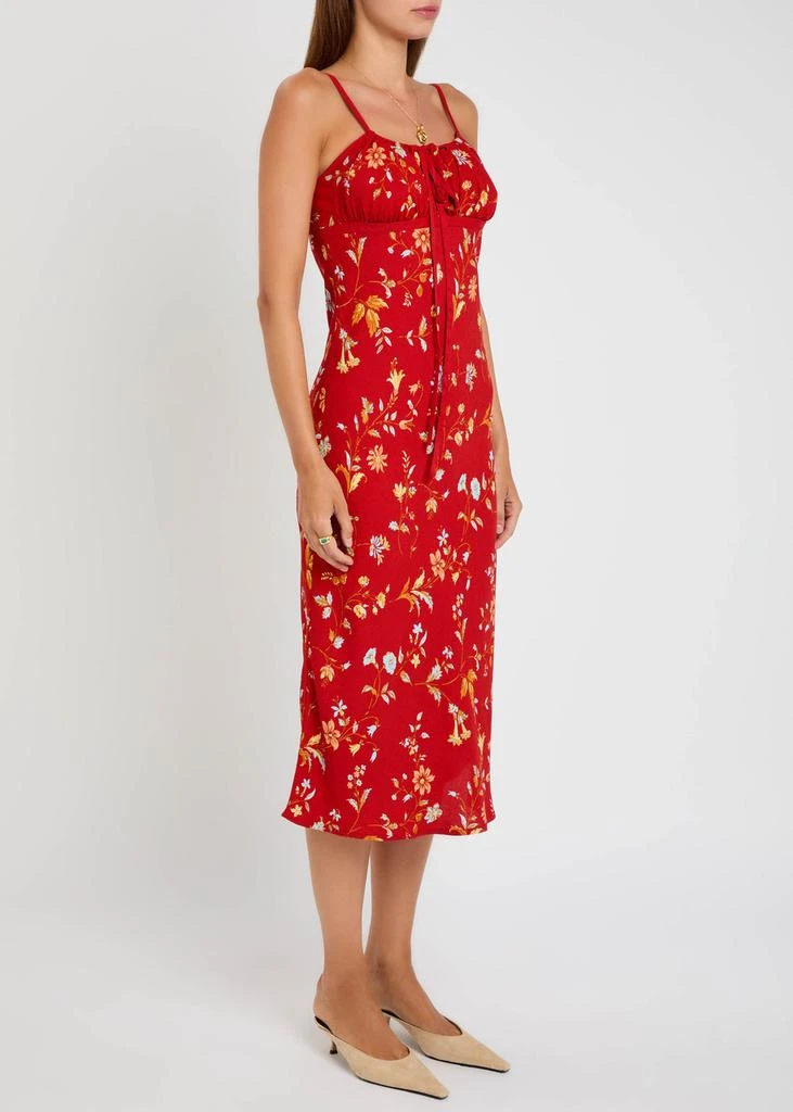 Camira floral-print crepe midi dress  On Sale Now with Up to 60% Off |  Discover Exclusive Deals & Savings at BeyondStyle  Authentic Reformation  promotions/singles day|womens/clothing/dresses|aw25|womens/clothing/dresses/printed  dresses|womens ...