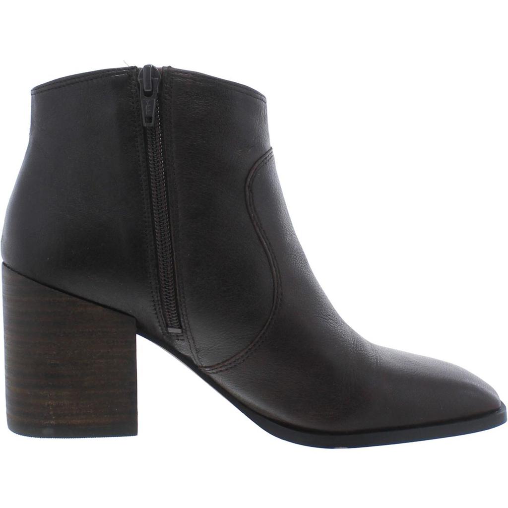 Vionic Regan Womens Leather Heels Ankle Boots