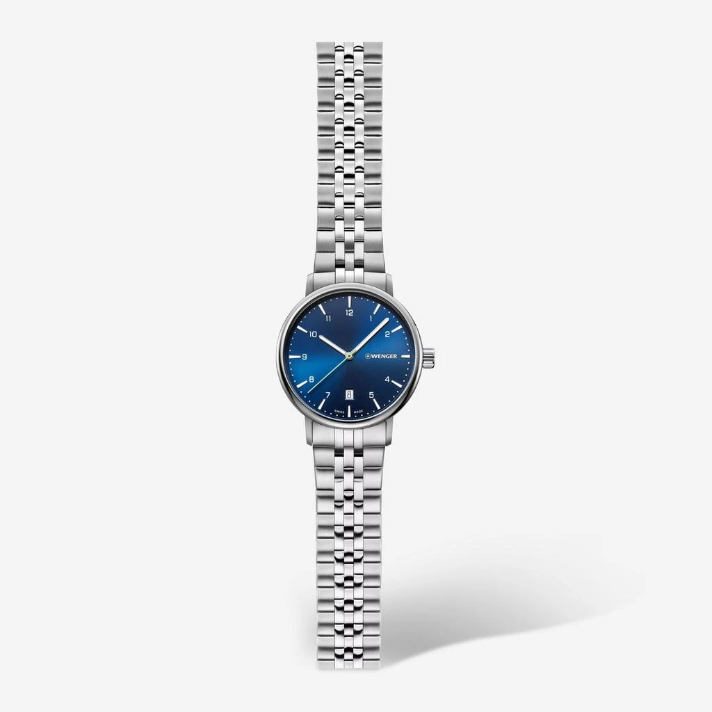 Wenger Swiss Army 01.1731.121 Urban Classic Blue Dial Watch 40mm 5