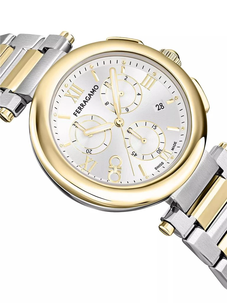 Salvatore Ferragamo Ferragamo Legacy Two-Tone Stainless Steel Watch/40MM 4