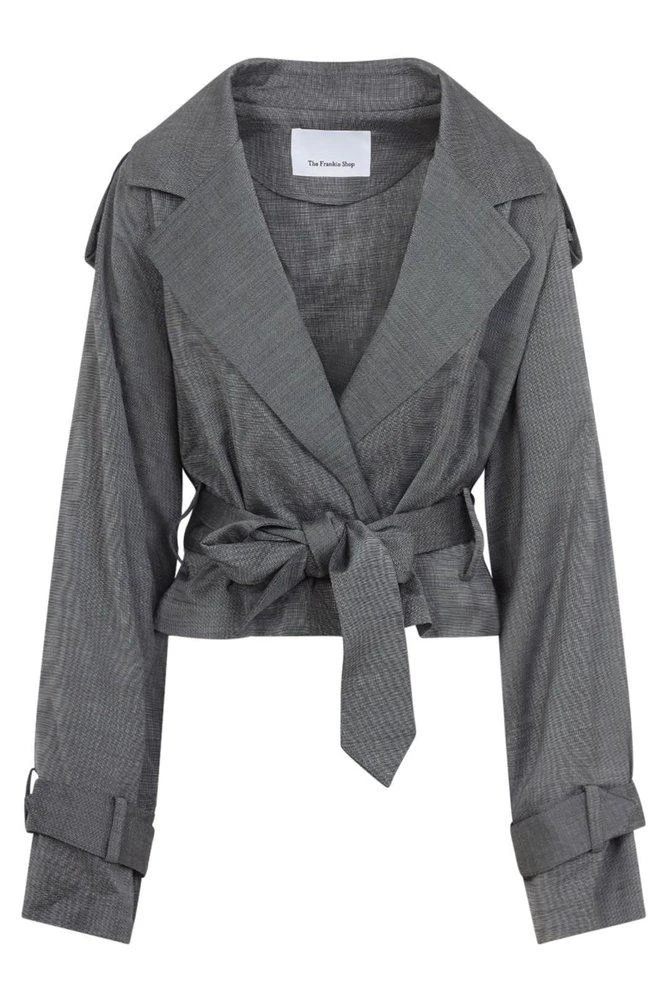 The Frankie Shop The Frankie Shop Simona Short Trench Jacket