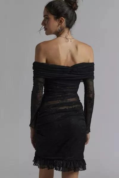 AFRM AFRM Fay Lace Off-The-Shoulder Mini Dress 3