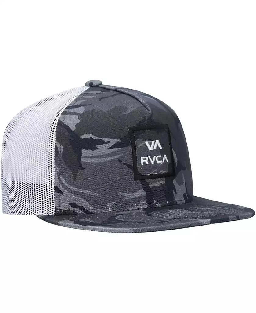 RVCA Boys Camo VA All The Way Trucker Adjustable Snapback Hat 4