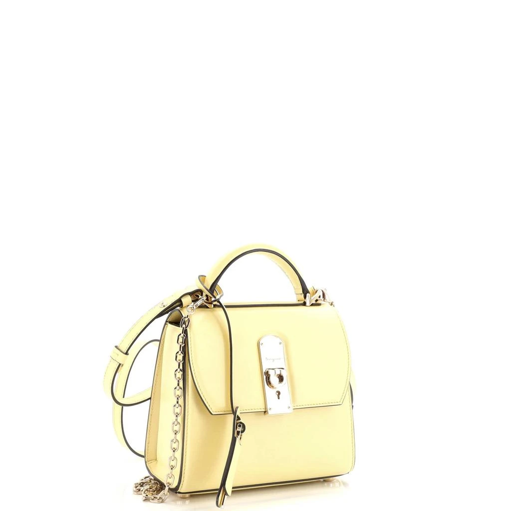 Salvatore Ferragamo Boxyz Top Handle Bag Leather Small 2