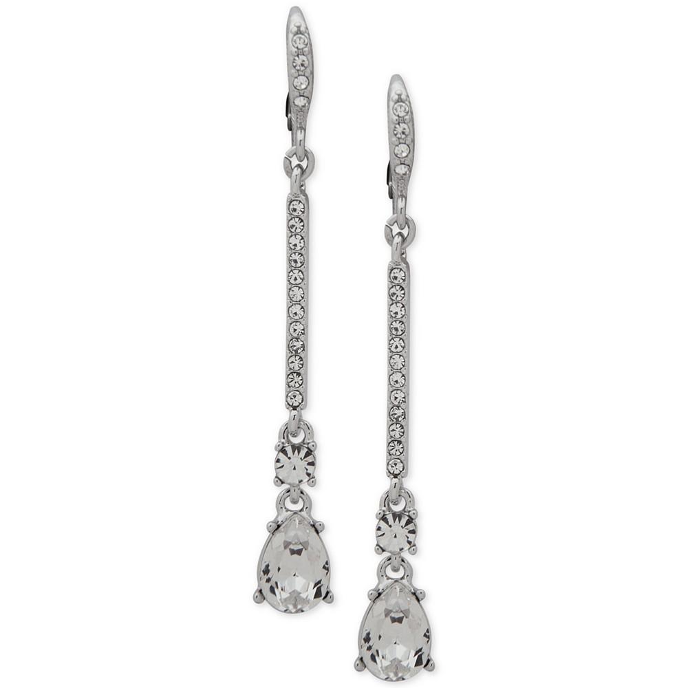 Givenchy Crystal Linear Drop Earrings