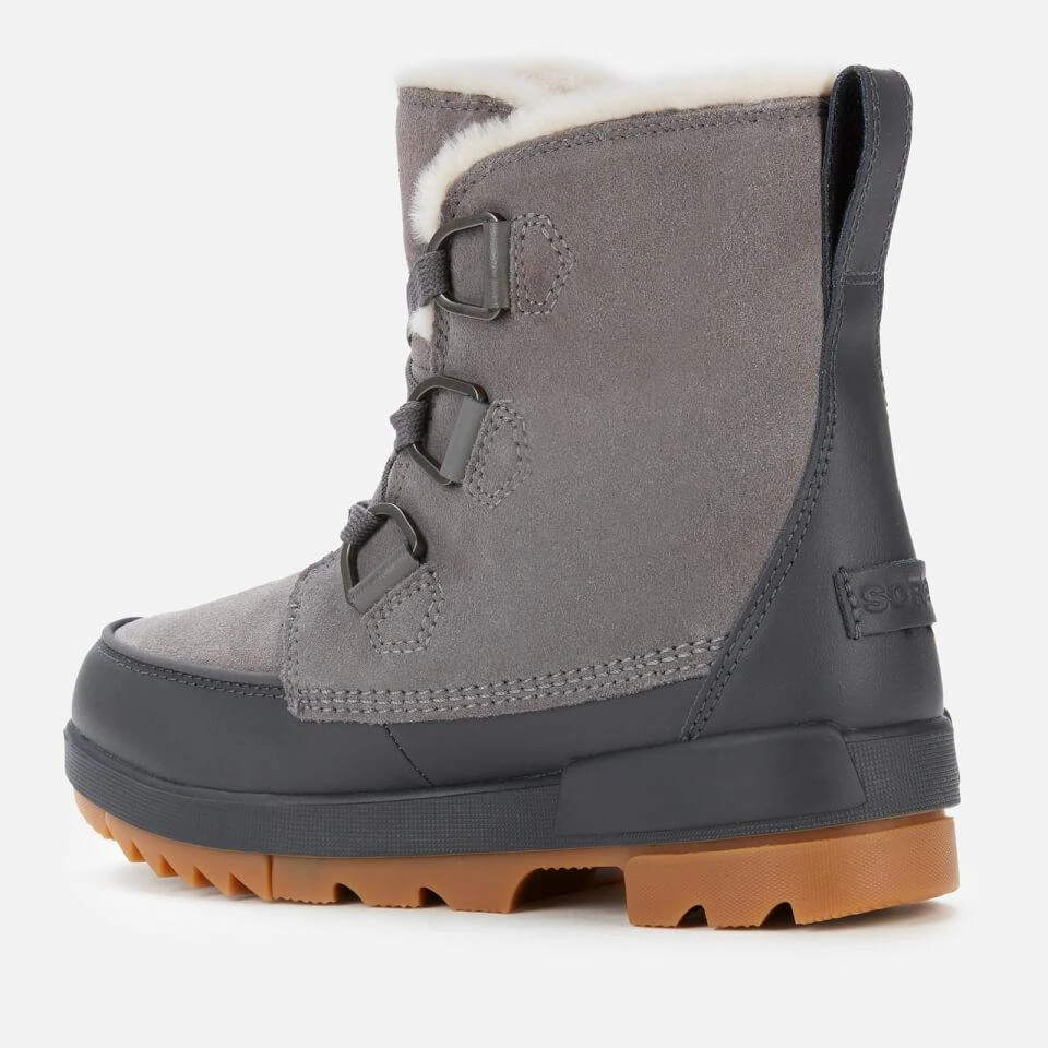 SOREL SOREL WOMEN'S TORINO II WATERPROOF SUEDE SHELL BOOTS - QUARRY 3
