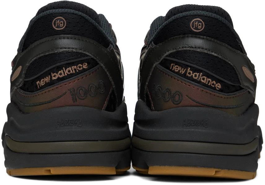 New Balance Brown & Black Joe Freshgoods Edition 1000 Sneakers 2