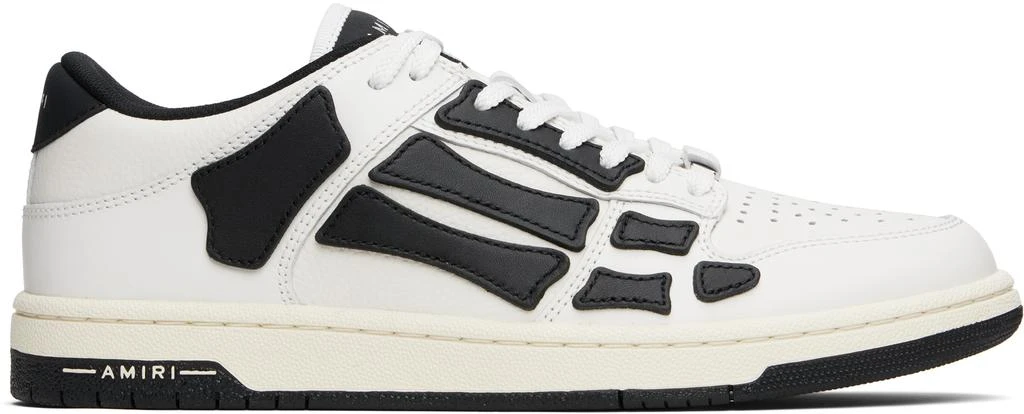 AMIRI Black 
White Skel Top Low Sneakers 1
