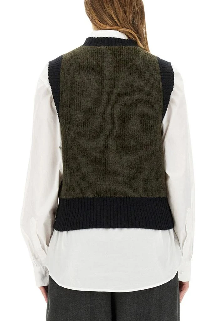 Margaret Howell Margaret Howell Wool Button Vest 3