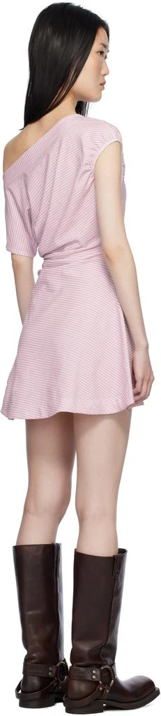 Frankies Bikinis Pink Roslyn Off Shoulder Minidress 3