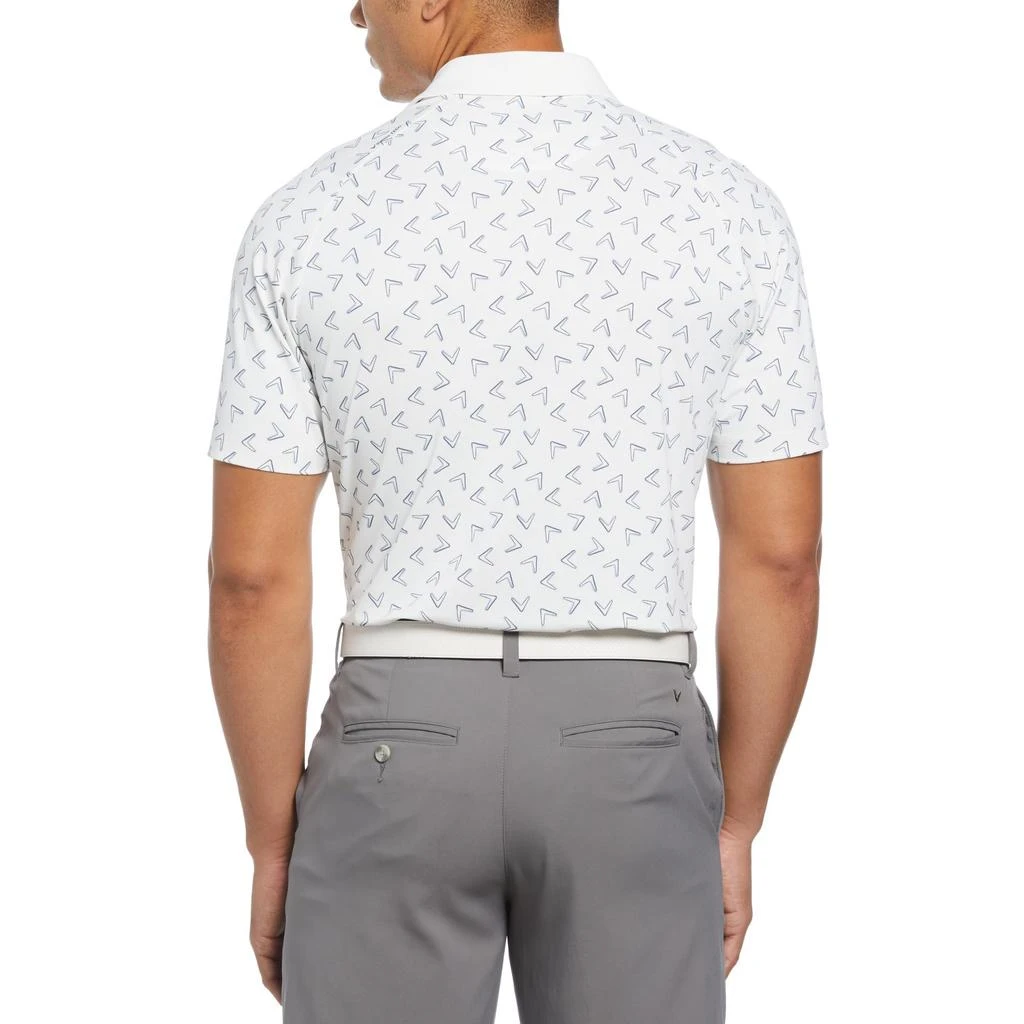 Callaway Painted Chevron Trademark Print Polo 2