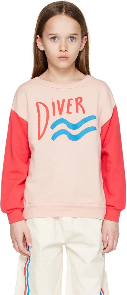 Bonmot Organic Kids Red Diver Sweatshirt