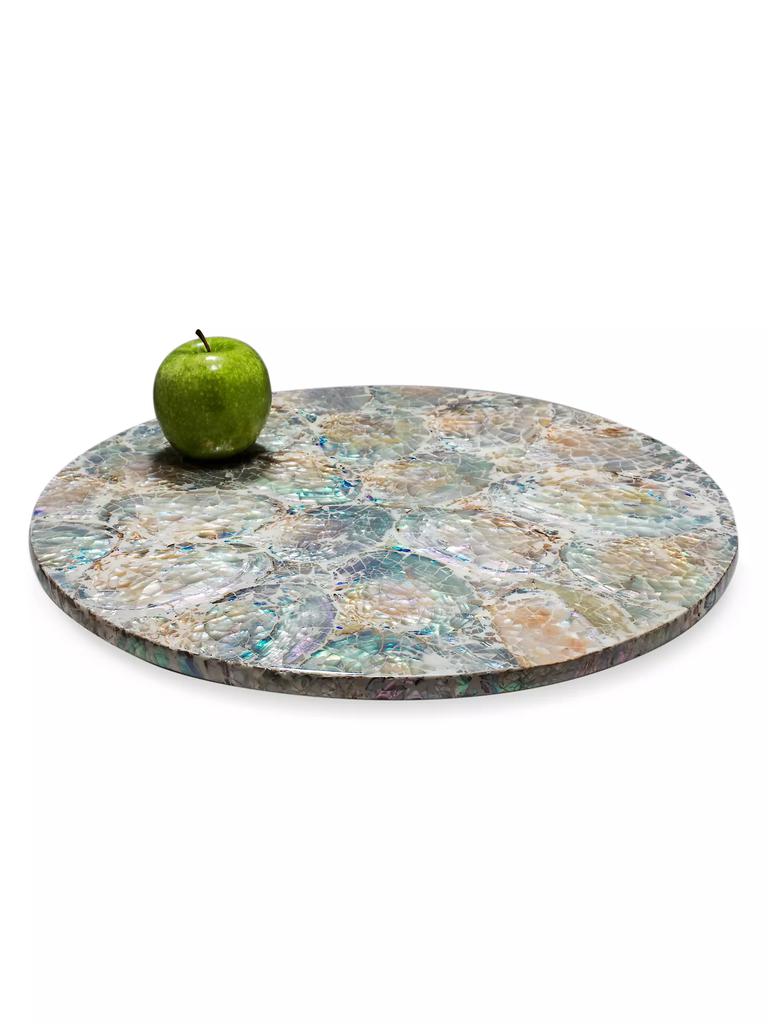 LADORADA Mother-of-Pearl Revolving Tray