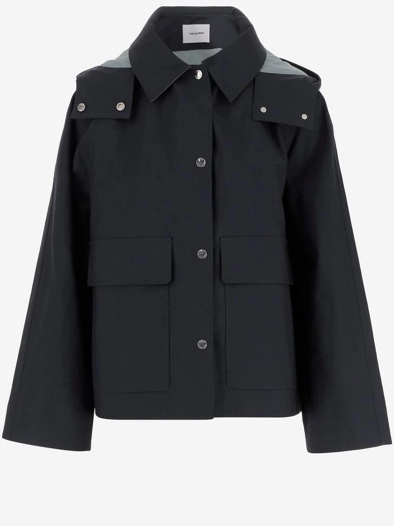 Yves Salomon Yves Salomon Hooded Utility Coat 1